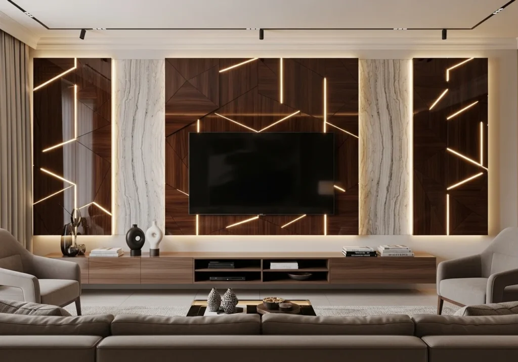 Luxury wall panel design ideas for modern home interior walls