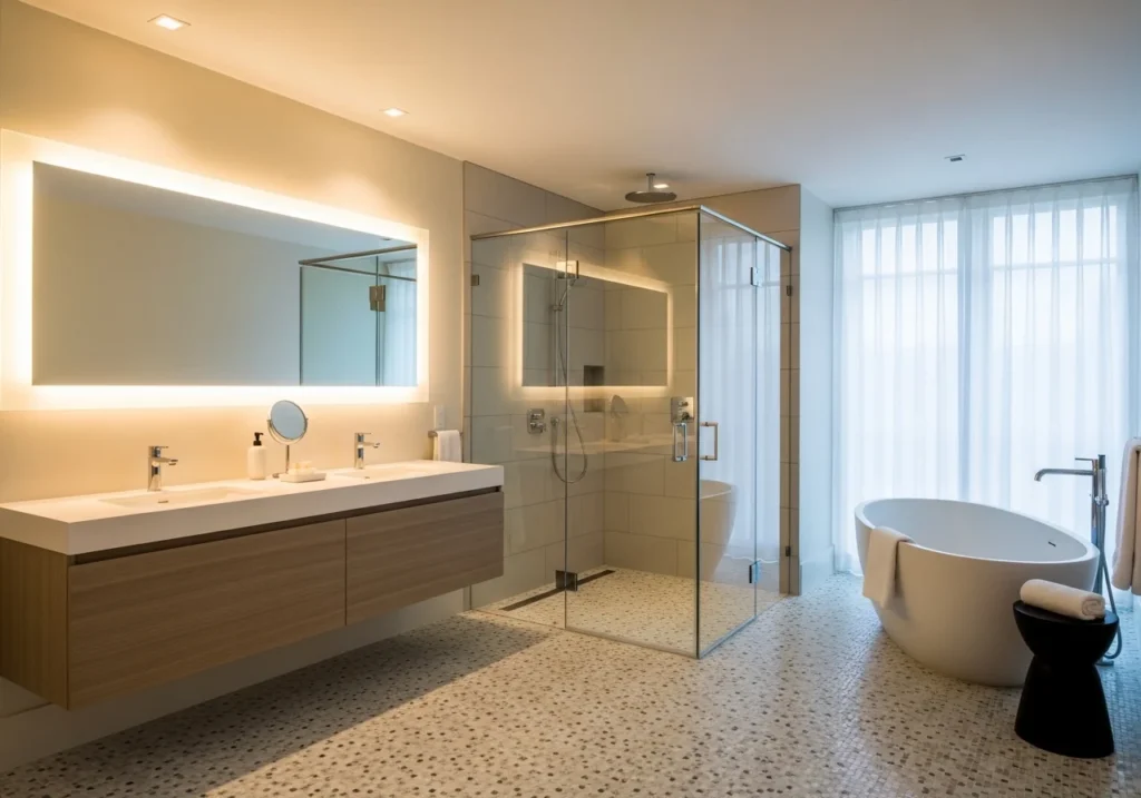 Modern floor and decor ideas with stylish tiles and luxury home interior design