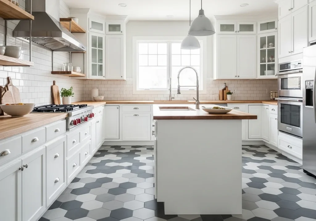 Modern floor and decor ideas with stylish tiles and luxury home interior design