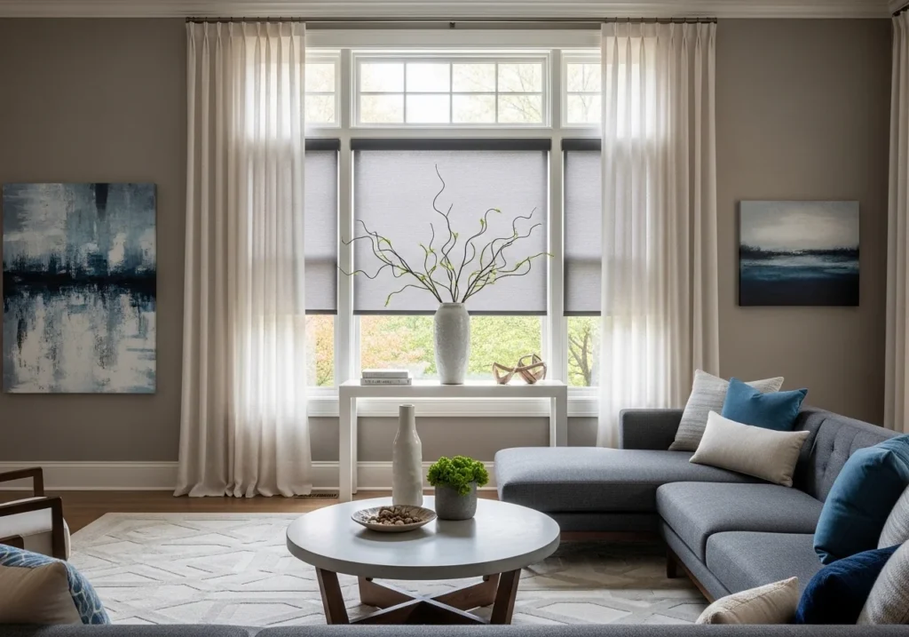 Stylish window decor ideas with elegant curtains and modern home design
