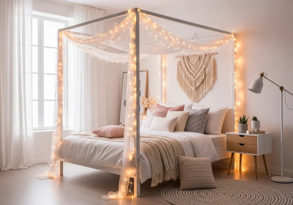 Elegant vanity setup inspired by Beauty and the Beast theme