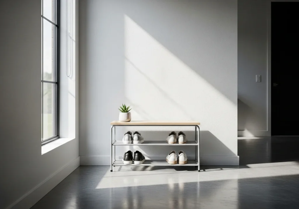 modern shoe rack ideas for organized stylish home with space saving storage design