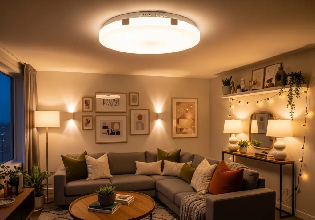 Studio Apartment Decor Ideas with modern small space styling, smart storage solutions, minimalist furniture, and cozy apartment layout design