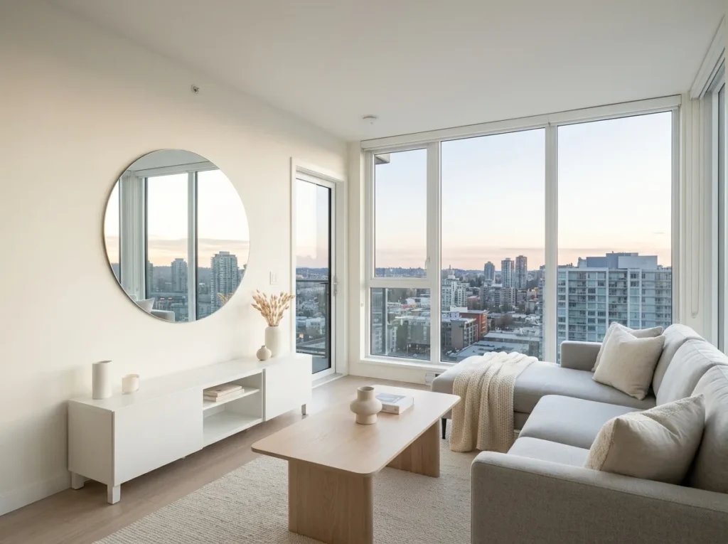apartment decor ideas for stylish cozy home with modern furniture and warm lighting