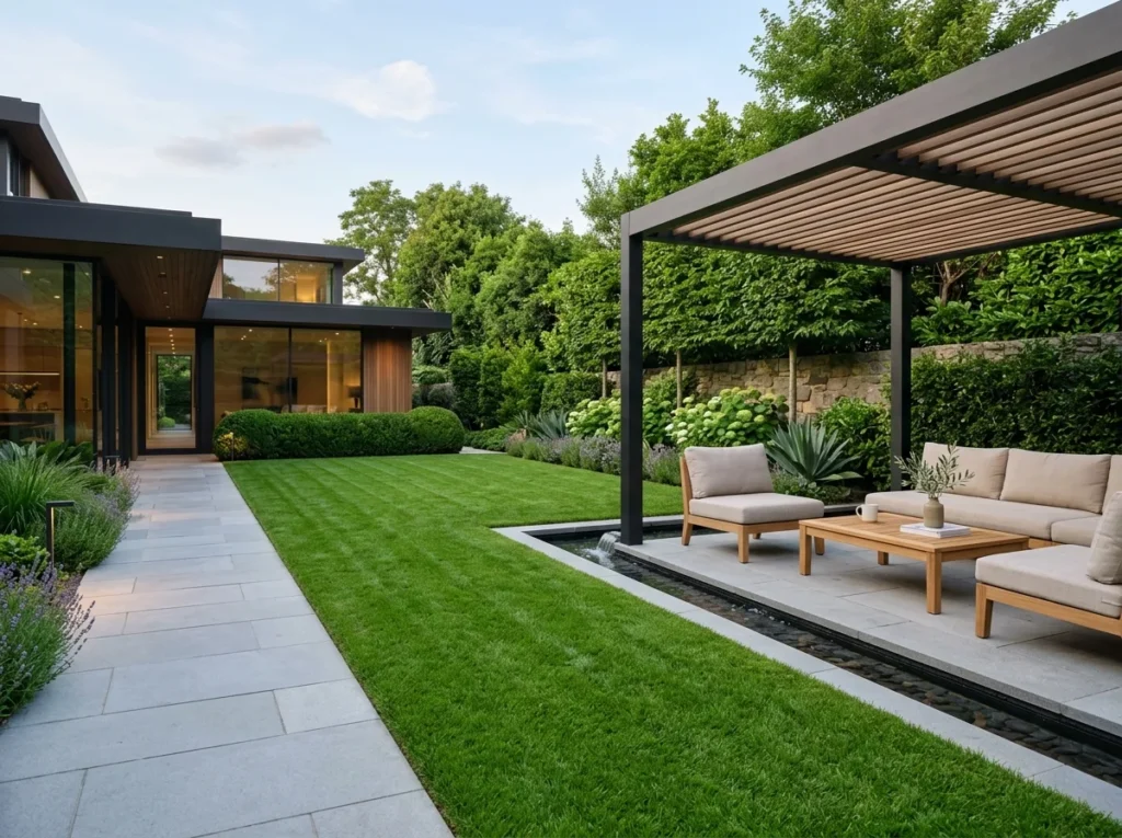 stunning garden decoration ideas with plants lighting and cozy outdoor seating setup