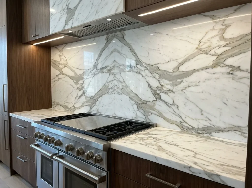 Stylish modern kitchen backsplash ideas with luxury tiles, sleek patterns, and elegant contemporary kitchen wall designs for 2026 inspiration.