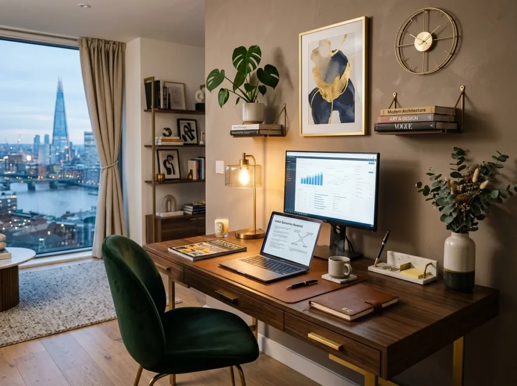 Cozy college apartment decor ideas with stylish furniture, warm lighting, aesthetic wall decor, and smart storage for student living spaces