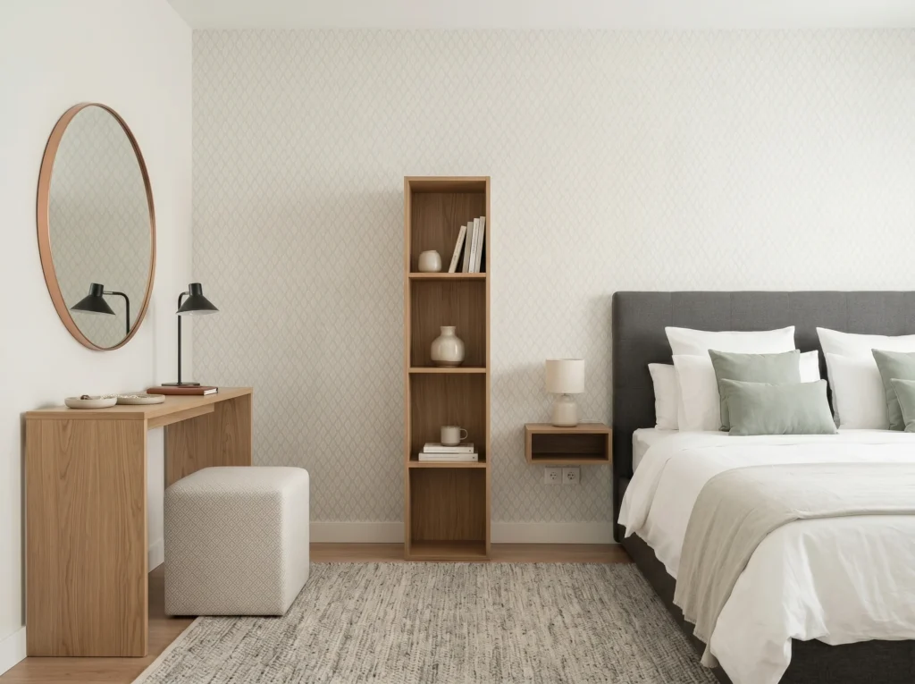 apartment bedroom ideas for small space with stylish cozy decor and modern layout