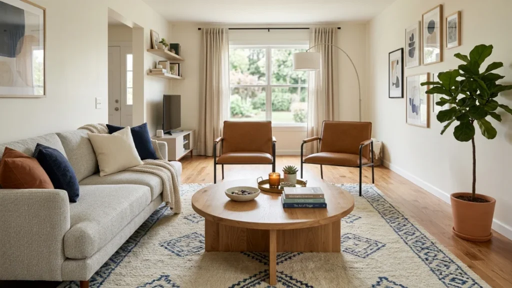 Right-sized sofa for a small living room