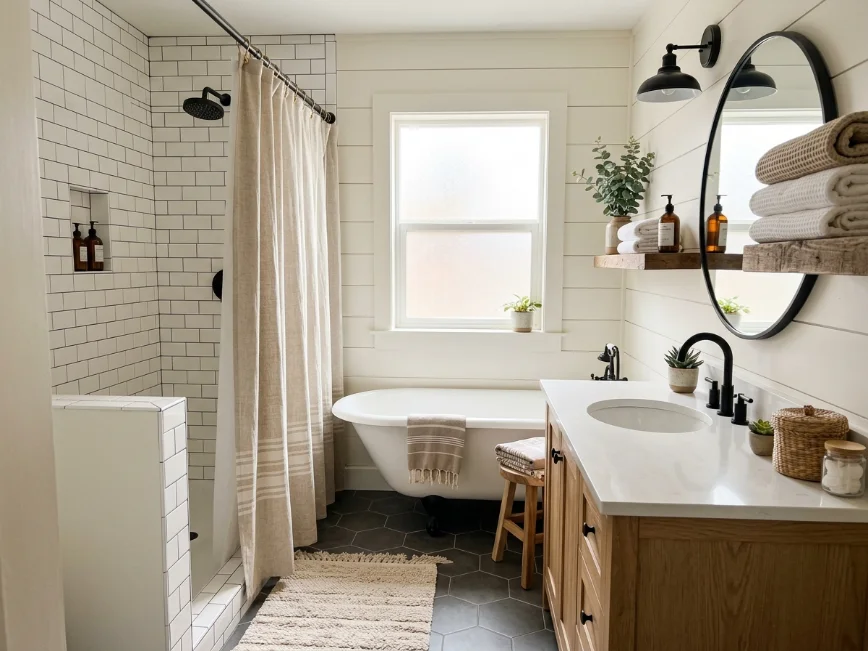 budget bathroom decor styling ideas