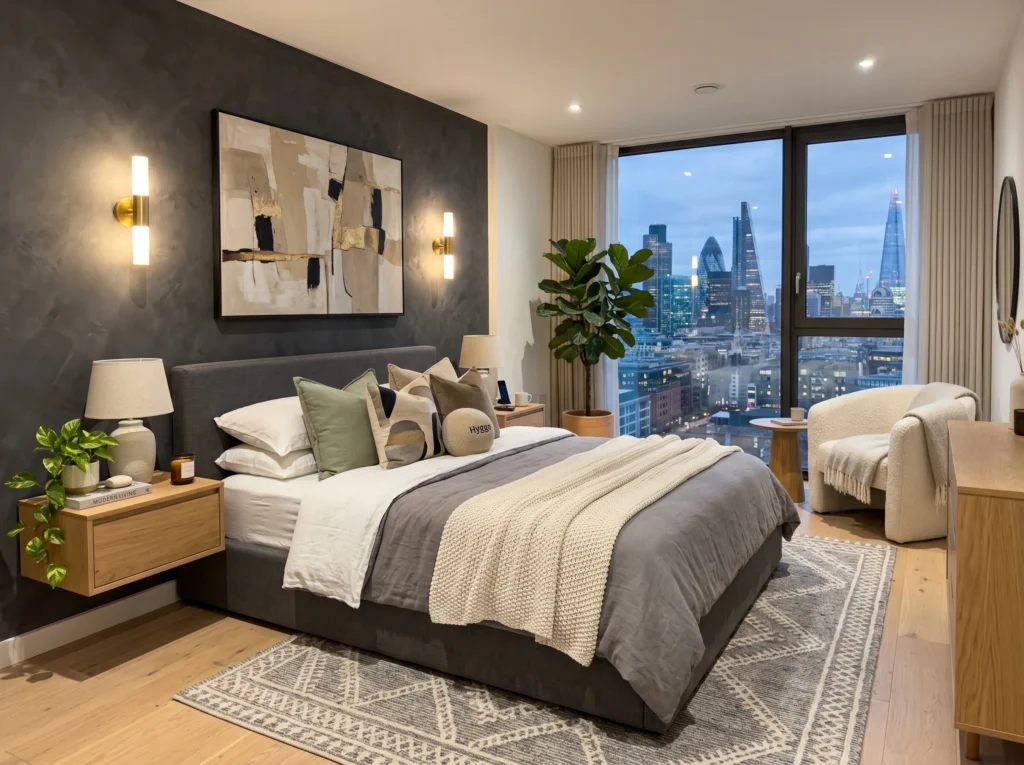 apartment bedroom ideas for small space with stylish cozy decor and modern layout