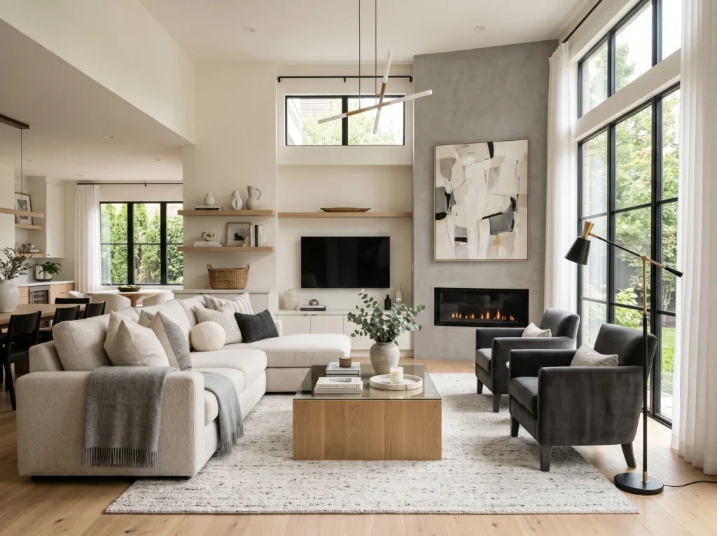 modern living room ideas stylish comfortable home decor luxury sofa lighting design
