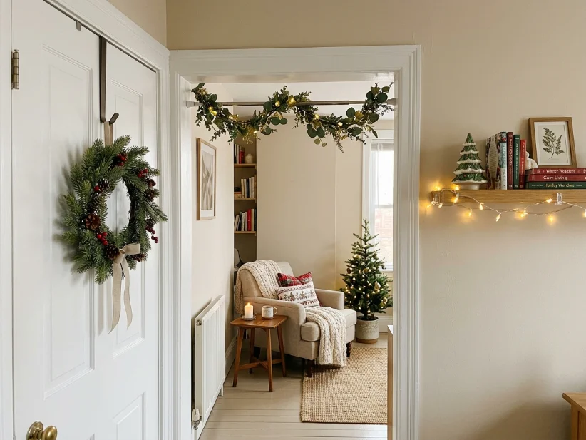 Renter friendly Christmas decorations without wall damage