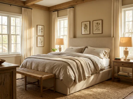 Cozy North Carolina bedroom